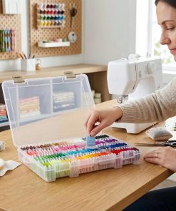 Alternative view of ArtBin Floss Finder Box: Clear Sewing Organizer with 6 Compartments. 12 Dividers. Durable - Perfect for Embroidery Floss and Small Sewing Supplies Storage